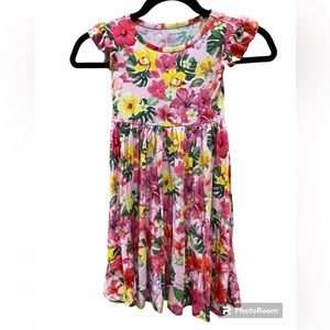 Posh Peanut kids floral design dress in size 5T